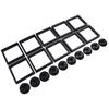 110x110mm Coin Holder 3D Floating Black Coin Frame