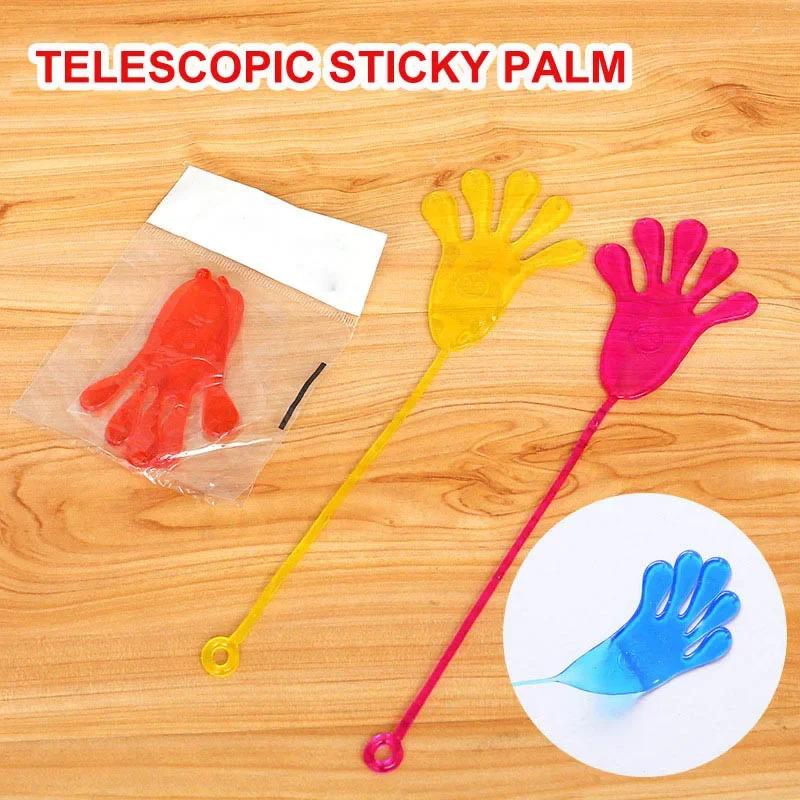 30 Pcs Kids Funny Sticky Hands Toy Palm Elastic Sticky Squishy Slap Palm Toy Kids Novelty Gift Party Favors Supplies