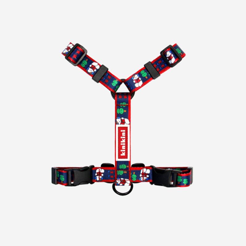KINIKINI READING MOOMOO HARNESS-NAVY (H-type Harness)