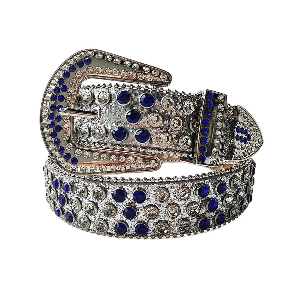 Cool Gothic Waist Chain Casual Belt Studded Waist Ceinture Glittered Belt Studded Blingbling Easy Belt