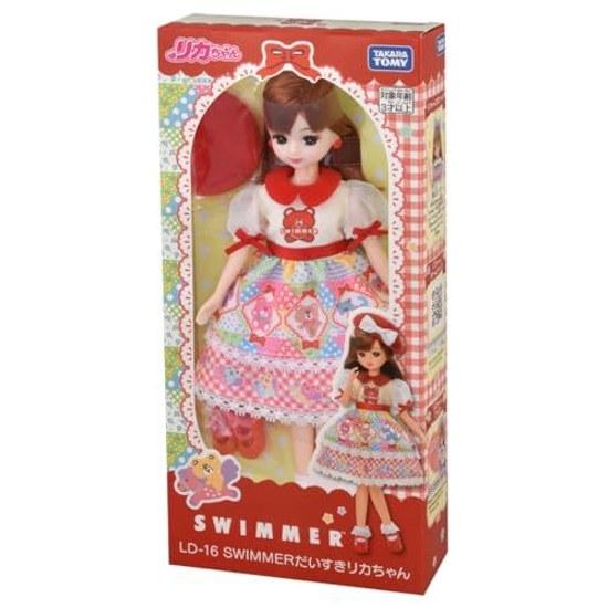 Takara Tomy Licca-chan Doll LD-16 Swimmer Daisuki Dress-Up Toy Pretend Play Ages 3 Up