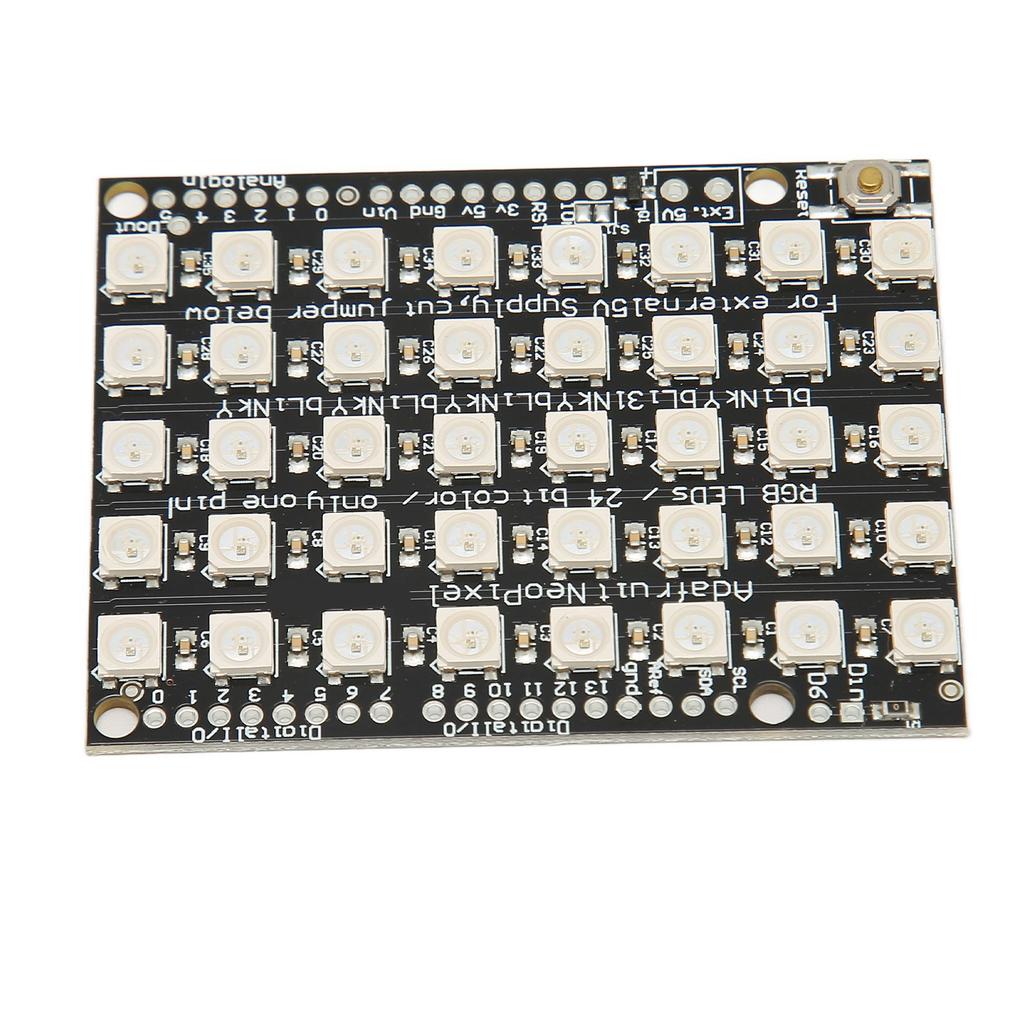 WS2812B 5050 RGB LED mit integriertem Treiber 5x8 40 Bits Vollfarb-Licht-Entwicklungsplatine für Hotel