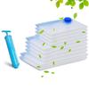 AIMOONSA Vacuum Sealer Bags 10 Pieces (70x100, 80x60, 60x40) + Pump - Clothes Compression Bags