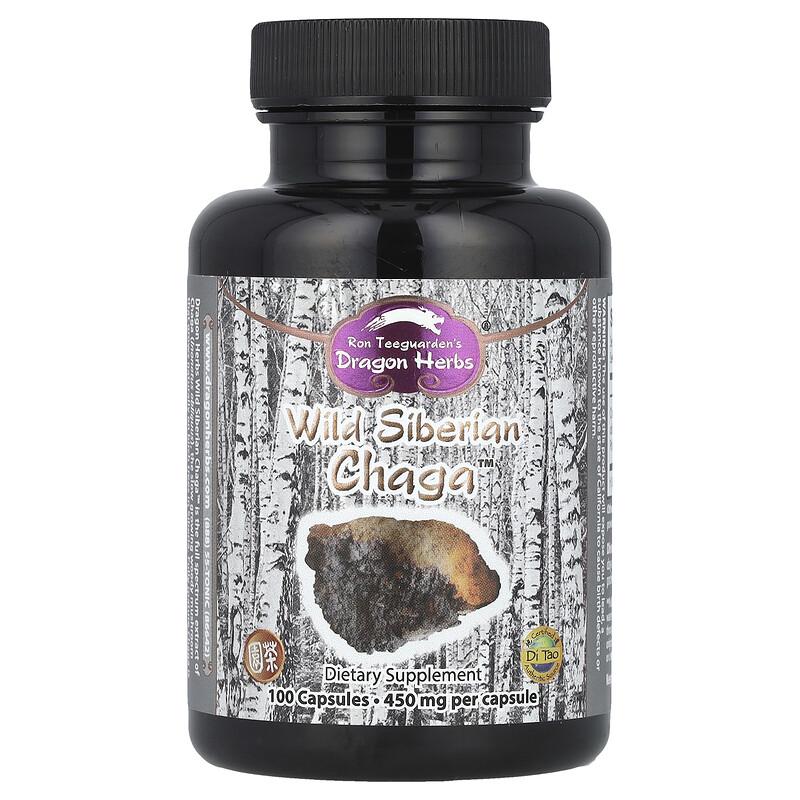 Wild Siberian Chaga™, 450 mg, 100 Capsules