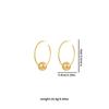 Exaggerated Metal Ball Large Earrings Earrings, High-End Silver Needle Earrings, Simple And Cold Wind Earrings, Jewelry