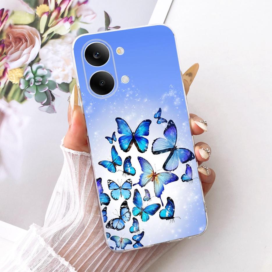 For Xiaomi Redmi Turbo 5 Max Case Cute Cat Flowers Painted Cover Soft Slim Phone Case For Xiaomi Redmi Turbo 5 Turbo5 Max Fundas