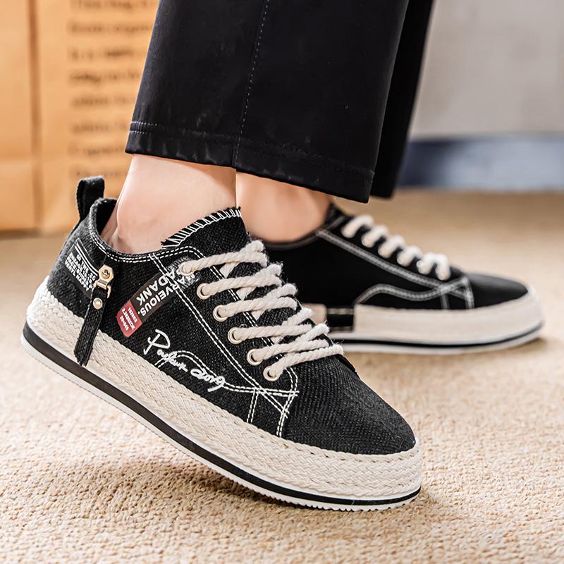 Heiße Trendige Segeltuchschuhe Herren Marke Flache Schuhe Mokassins Atmungsaktive Lässige Laufschuhe Für Herren Leichte Studenten Skateboard Schuhe