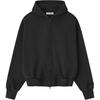 Fear of God Essentials Embroidered Classic Full Zip Hoodie Vintage Black Men Tops 192HO254782F