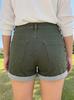 High-Waisted Women's Elastic Denim Street Style Shorts