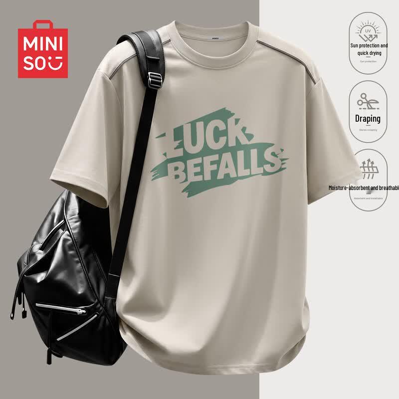 MINISO Men s Quick-Dry Sun Protection Casual Tee 3XL