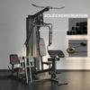 Power Rack Stazione Fitness con Lat Pulldown Barra Butterfly Pesi 65kg Cavo fino a 120kg