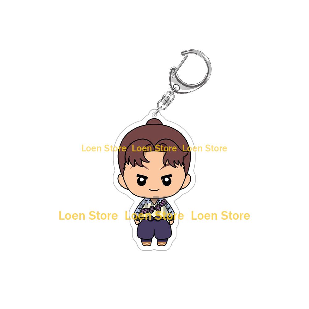 

Nintama Rantarou Mascot Kirimaru Shinbei Kuroki Nanatsumatsu Tobe-sensei Doi-sensei Chibi Anime Acrylic keychain Bag pendant Toy 6CM Acrylic keychain