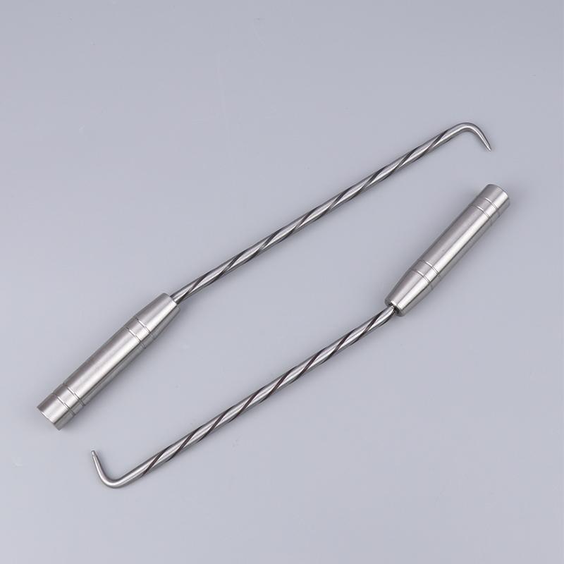 Construction Hook Thread Rebar Tie Wire Twister With Hook Stainless Steel Flexible Rotation Hand Binding Steel Bars Hand Tool