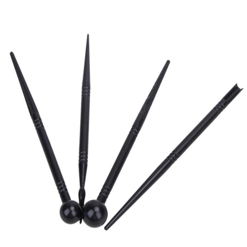 4 stk Graveringsgruppe DIY Modellverktøy, Formingspenner for myk leire, Skulpturpenner for kakedekorasjon