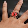 Retro Gotische Farbe Böser Blick Ringe Für Männer Dominante Drachenklaue Vintage Hochzeit Luxus Ästhetische Tiere Ring Halloween Geschenke