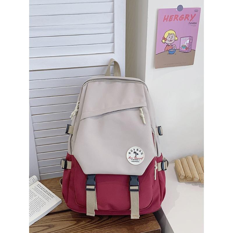 College Style College Student Schoolbag New Commuter Versatile Leisure Large Capacity Travel Backpack