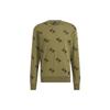 adidas Sweatshirts Unisex Green Crew Neck Moderate Regular HE7448