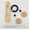 Ancient Chinese Wooden Ring Puzzle, Brain Challenge Unlocking Game For Logic Training, Hands-On Learning Toy For Teens & Adults