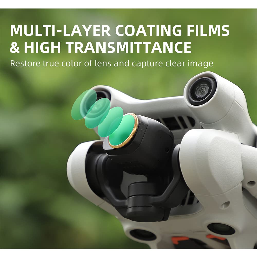 Taoricup DJI Mini 3 Pro Kompatibler Filter 3/Mini (CPL+ND8+ND16)