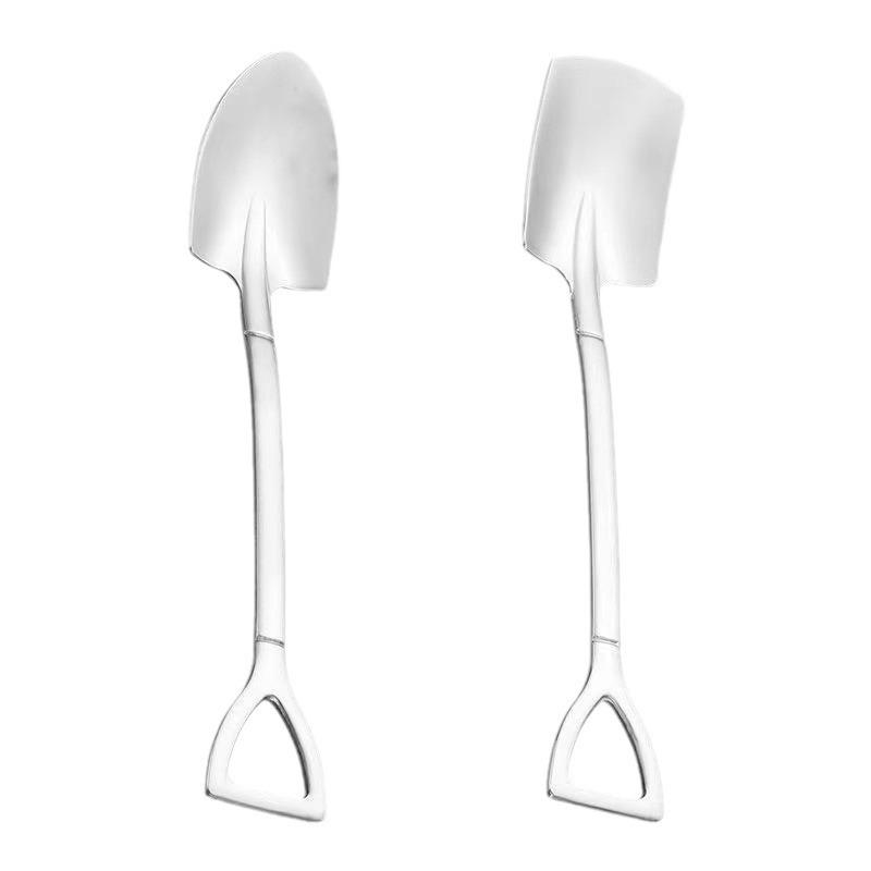 Dessertschaufellöffel aus Edelstahl - Kreativer und süßer Wassermelonenlöffel im Retro-Stil