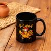 Funny F-Caw-F Chicken FCAWF Mug Fun Tea Cup Gift For Women Men 3.74"*3.15" Cute Cup Gift from Premium Ceramic Material