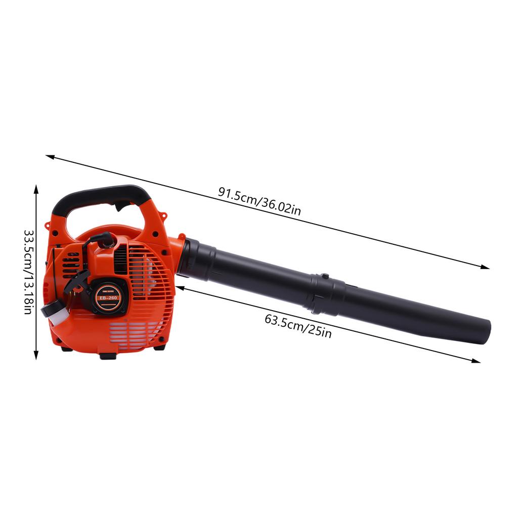 2Stroke Gas Powered Leaf Blower,Gasoline Commercial Handheld Grass Blower