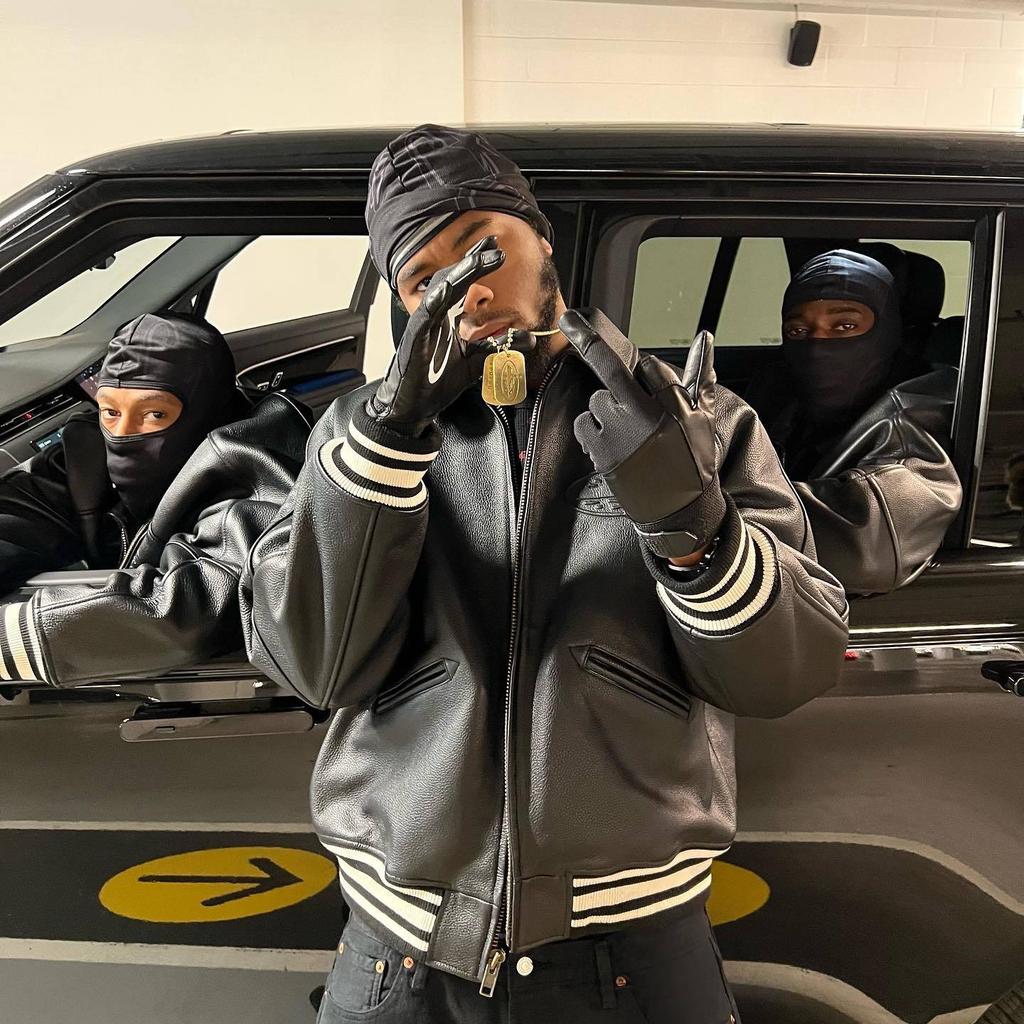 Skinnjakke Klassisk Svart Skinn Baseballjakke