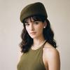 Elegante Pillbox-Hüte Fedoras Fedora-Hüte Uniform Stewardessenhüte Wollene Zylinder für Auftritte
