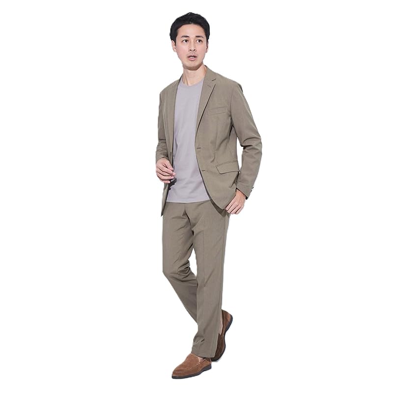 

[United Arrows green label Relaxing] WEB limited JUST fit Dry PE slim setup jacket & pants -Water absorption, quick drying and anti-wrinkle-