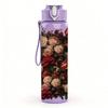 1PC Dried Red Fruit Berry Bouquet Print 750ml Color Plastic Sports Water Bottle Leakproof Flip Straw Lid Suitable for Sports Office Home Use