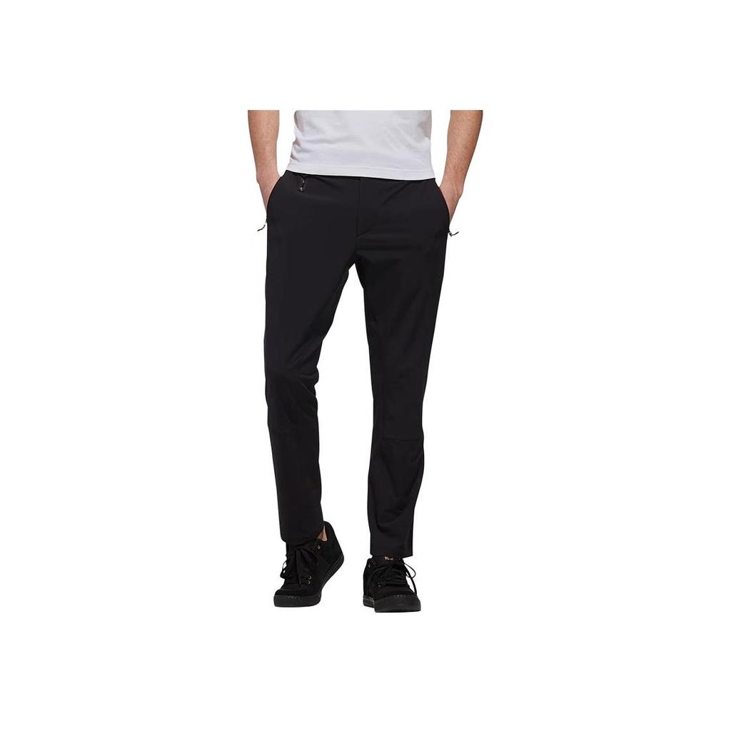 Adidas Solid Color Straight Leg Sports Casual Pants Men bottoms Black EH4942