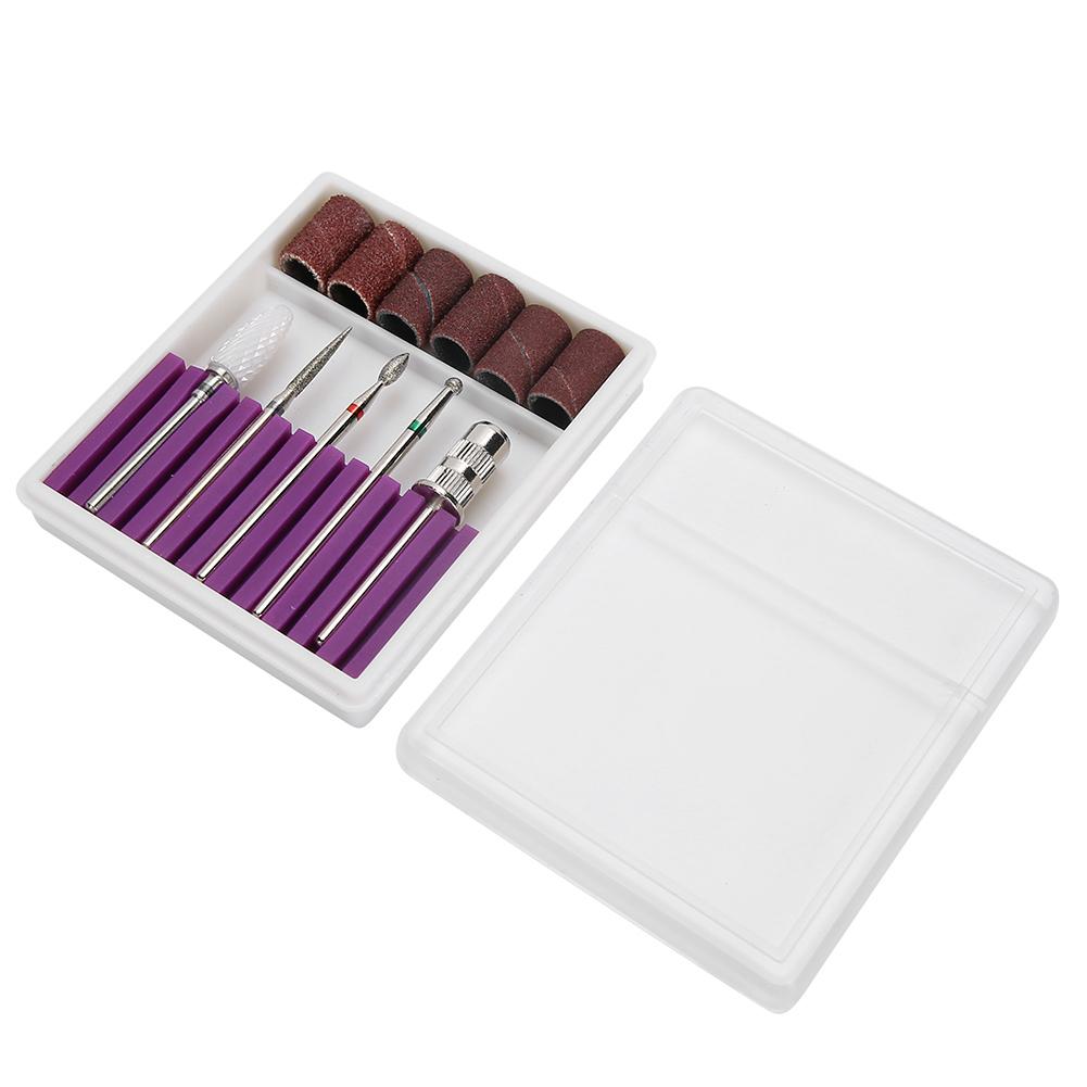 

5 шт., шлифовальные головки для дизайна ногтей, набор сверл для удаления омертвевшей кожи, шлифовальные насадки для полировки ногтей