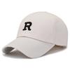 Embroidery R Letter Baseball Hat Adjustable Sun Protection Breathable Gifts