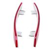 1 Pair Rear Bumper Reflector Light Red Lens Warning Strip Tail Marker For BMW 5 Series F10 F18 2010-2013