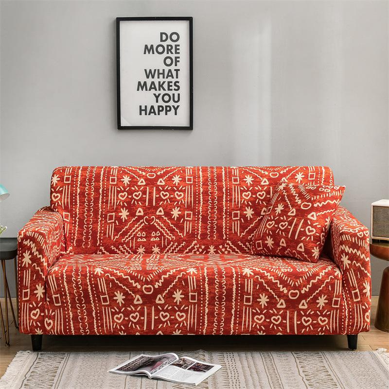 Living Room Model Room Non Slip Full Cover Fabric Sofa Cover Four Seasons Universal All Inclusive Elastic Sofa Cover