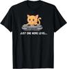 Nur noch eine Runde Katze spielen lustiger Gaming-Abend süßes T-Shirt