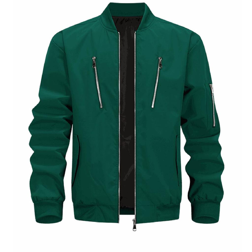 Men'S Loose Jacket Fashionable Multi Pocket  Jacket