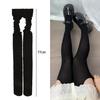 Suspender Black Tights Stockings Womens Jk Lolita Y2K Punk High Waist Thigh Suspender Stockings Pantyhose Breathable Long Socks