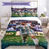 Messi Bedding Set Breathable Duvet Cover with Pillowcases Decorative Bed Linen for Bedroom Home Decoration Birthday Gift