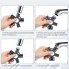 10-in-1 Faucet Aerator Removal Tool Compact Faucet Wrench Heavy-duty Aerato Key
