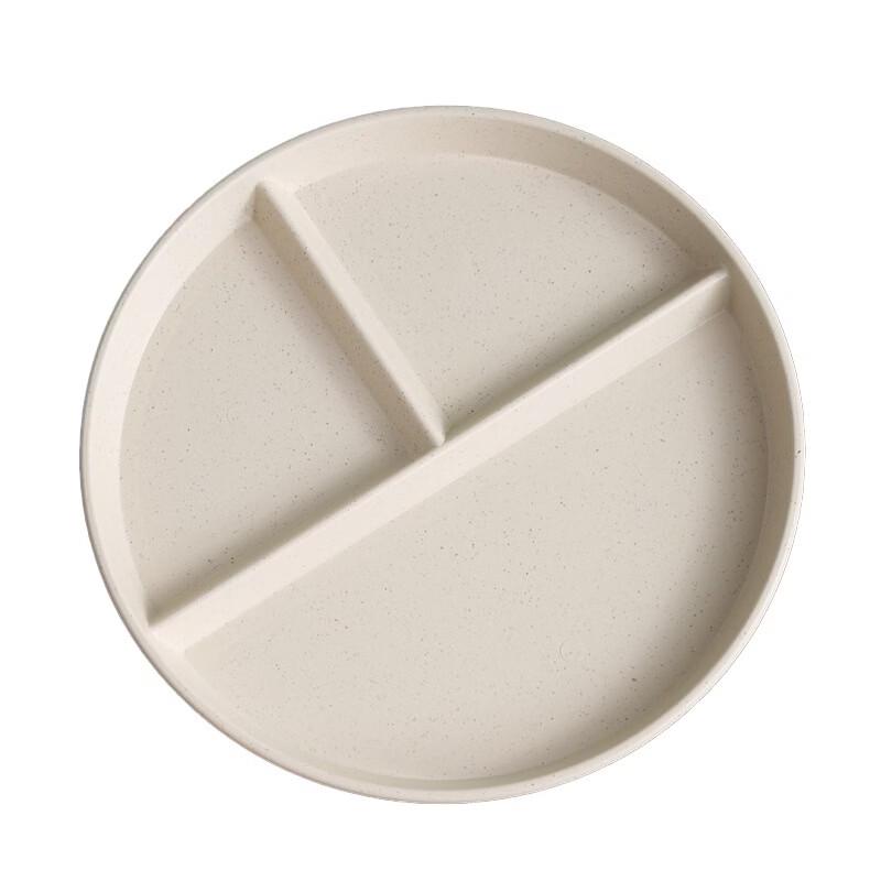 Eco-Friendly Wheat Straw Divided Dinner Plate
