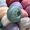 100% Cotton Yarn Sequin Lace 100g OE Spun Anti-Pilling Soft Dyed Crochet Knitting Yarn for Shawl Scarf Hat DIY Ready To Ship