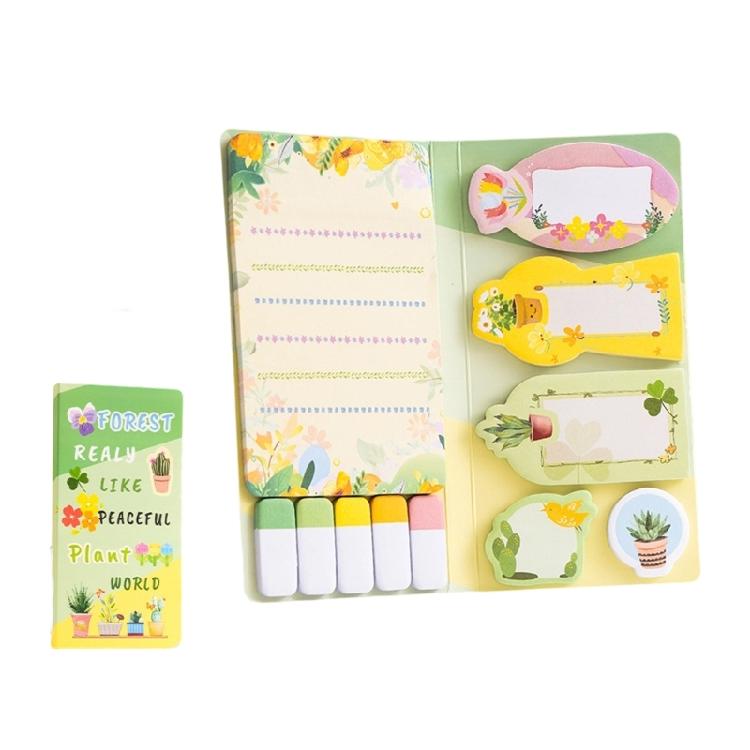 Fun Cartoon Notepads and Adhesive Note Pad Memo Sheet For Journal And Planner Daily Schedules Note Task Organization