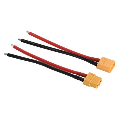 2 Stück XT60-Batteriestecker, männlich/weiblich, mit Silikonkabel (14 AWG)