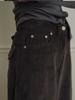 MARROT Curved Corduroy Pants_Charcoal