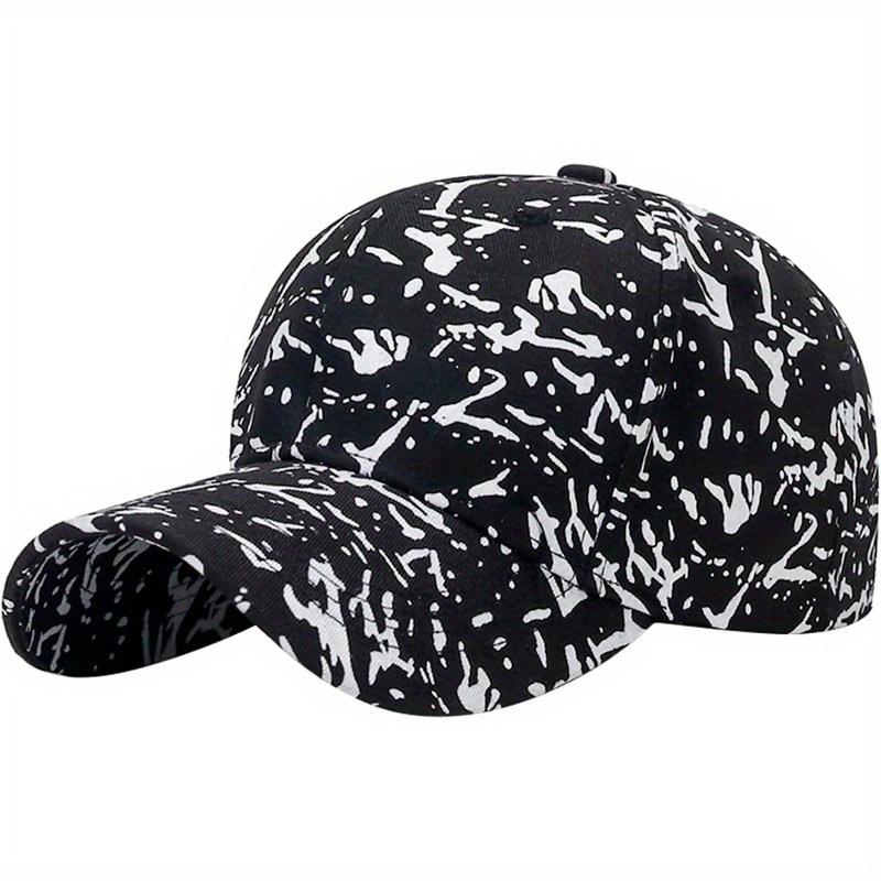 

Хлопковые бейсболки в корейском стиле с пятнами краски и граффити, снэпбэк, хип-хоп, уличная мода, шляпа для женщин и мужчин, для защиты от солнца на открытом воздухе