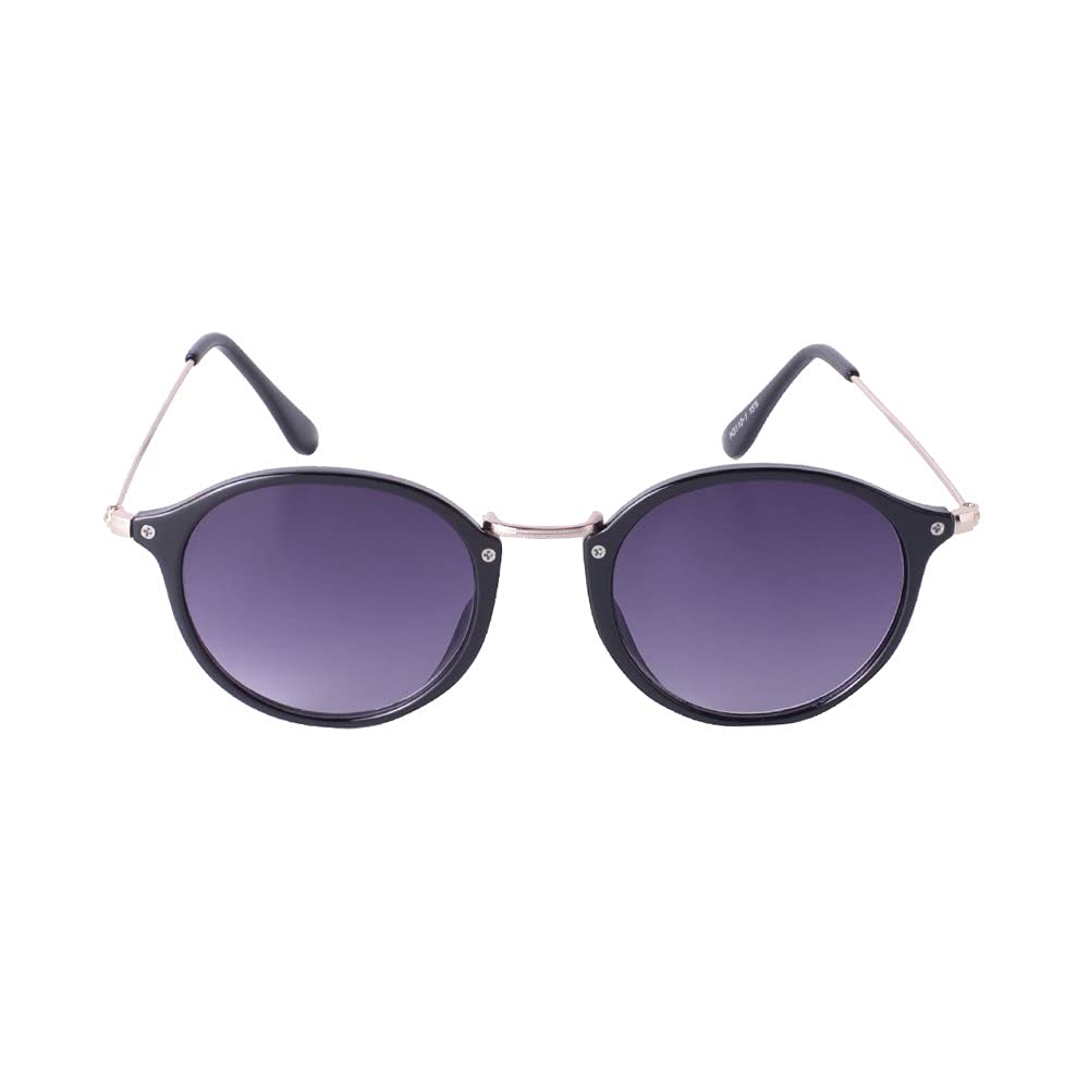 [J-SOUL] Sunglasses, Combination Style, Fashionable Design [UV Protection], Black/Smoke JS3110-1