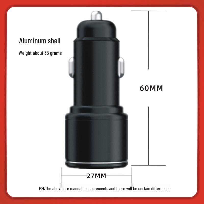 Huawei QC3.0 36W Dual Port Aluminum Car Charger