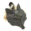 Stainless Steel  Charm Nine Tailed Fox Pendant Animal Fox Head Pendants