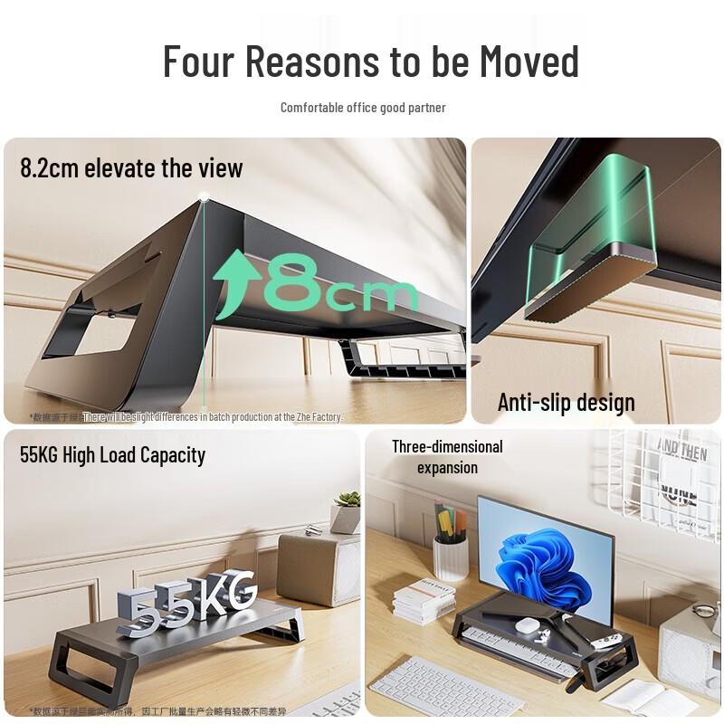 

Llano Multi-functional Monitor Riser with Keyboard Storage